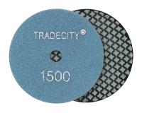 Алмазные гибкие шлифовальные круги Крестик Pads 7-STEP №1500 D100