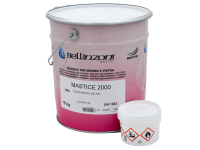 Клей-мастика полиэфирный для камня Mastice 2000 Trasparente Solido 00 медовый (прозрачный) густой 18,5кг Bellinzoni