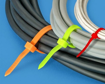 Стяжки нейлоновые 7.6x400мм хомуты 50шт.